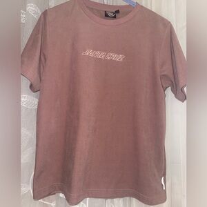 Santa Cruz Classic Stripe Mauve Corduroy T-Shirt